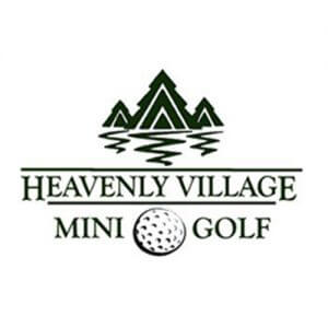 Heavenly Village mini golf logo