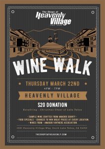 heavenly village wine walk march 2018