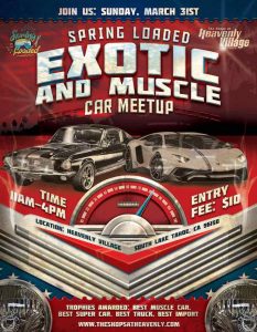 Spring Loaded exotic and muscle car meet up
