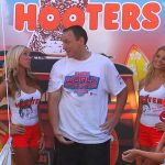 Hooters chicken wing eating contest