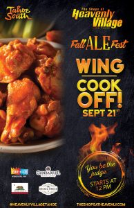 Fall wing cook off at the heavenly village