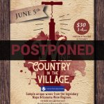 Postponed wine in the village