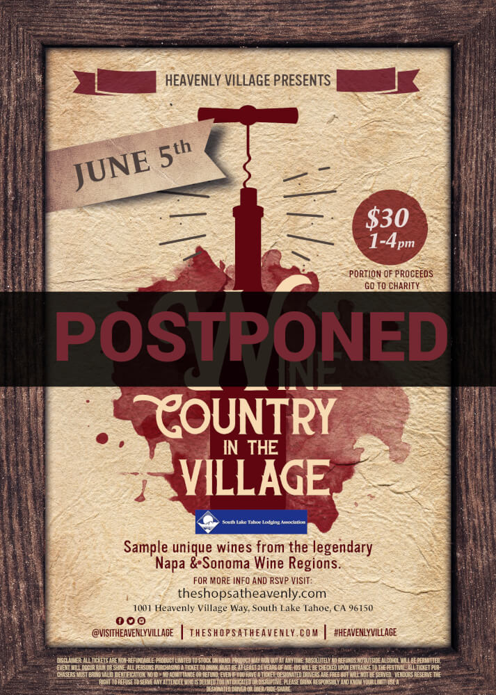 Postponed wine in the village