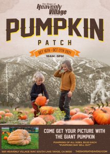 Pumpkin Patch October 16th to October 17th 2021
